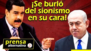 Maduro le dijo de todo! ¡Israel fue expuesto por Venezuela!