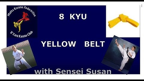 8  KYU   -   YELLOW BELT SYLLABUS