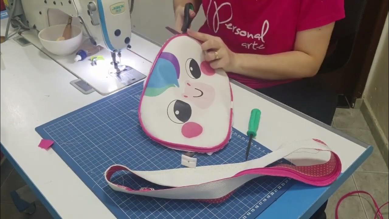 Tutorial completo das mochilas tamanho média e mini - Parceria Personal Arte  