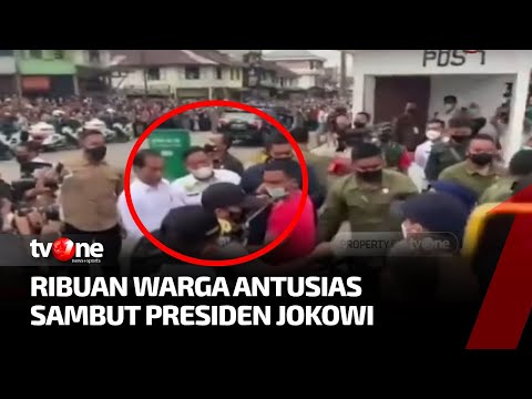 Kunjungan Presiden Jokowi ke Kabupaten Dairi, Warga Berebut untuk Bersalaman | Kabar Siang tvOne