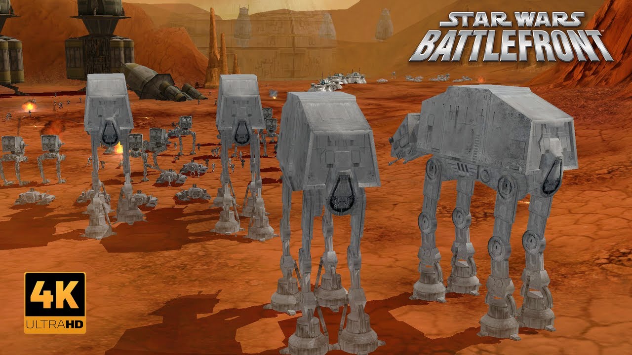 Galactic empire vs Rebel alliance  - Star Wars Battlefront 2004 200v200 - Battle of Geonosis plateau