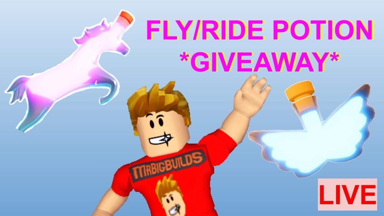 What Is A Fly Potion Worth In Adopt Me 🔴LIVE FLY/RIDE POTION *GIVEAWAY* Roblox Adopt Me🔴 - YouTube