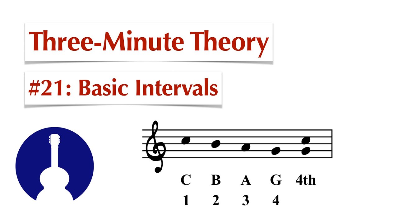 3-Minute Theory #21: Basic Intervals • Guitar Music Theory