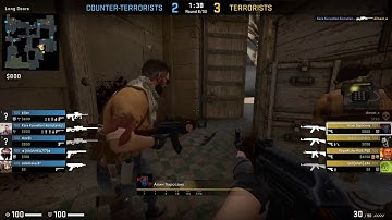 CS:GO Dust 2 AWP ACE 1v4