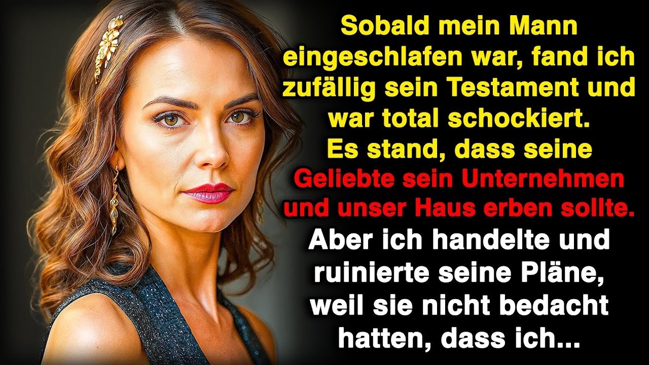 Ich fand das Testament meines Mannes und war total schockiert! Alles ging an seine Geliebte und…