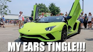 17yr old Aventador Owner Spits Flames!! + Crazy Hypercars w/ Triple F collection!! by LamboDEB 225 views 8 months ago 10 minutes, 33 seconds