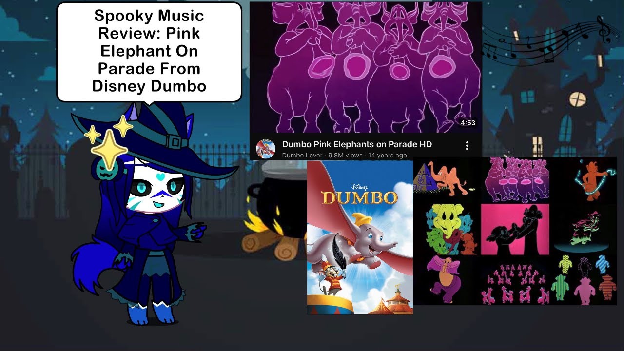 Spooky Music Review: Pink Elephants On Parade From Disney Dumbo