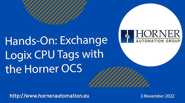 Hands On Exchange Logix CPU Tags with the Horner OCS