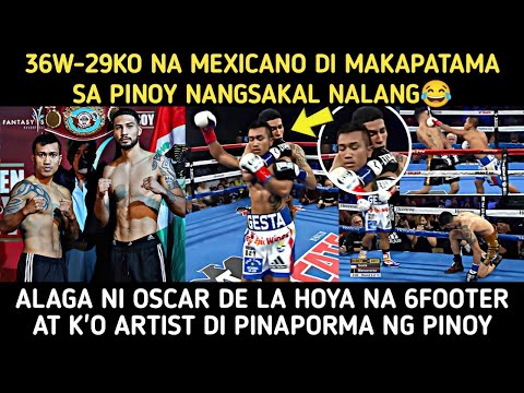 Video ALAGA NI DE LA HOYA NA 6FOOTER DI MAKAPATAMA SA PINOY... - youtube