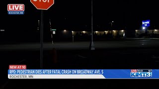 Rochester pedestrian dies after trying to cross the street on Broadway Ave. S