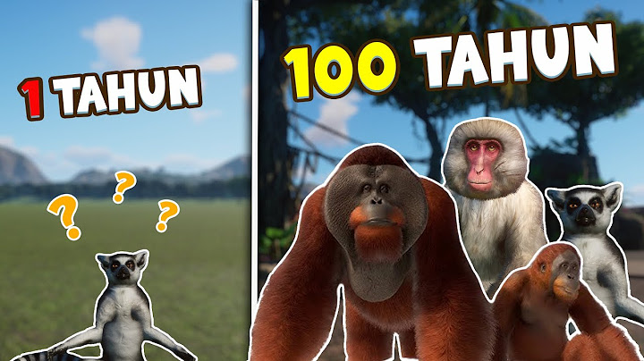 Gue Bikin Kebun MONYET Selama 100 Tahun Di Planet Zoo - PART 1