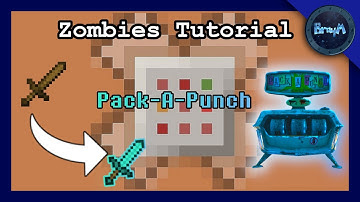 Minecraft Cod Zombies Pack A Punch Command Block Tutorial | Xbox One, PS4, Windows 10, MCPE