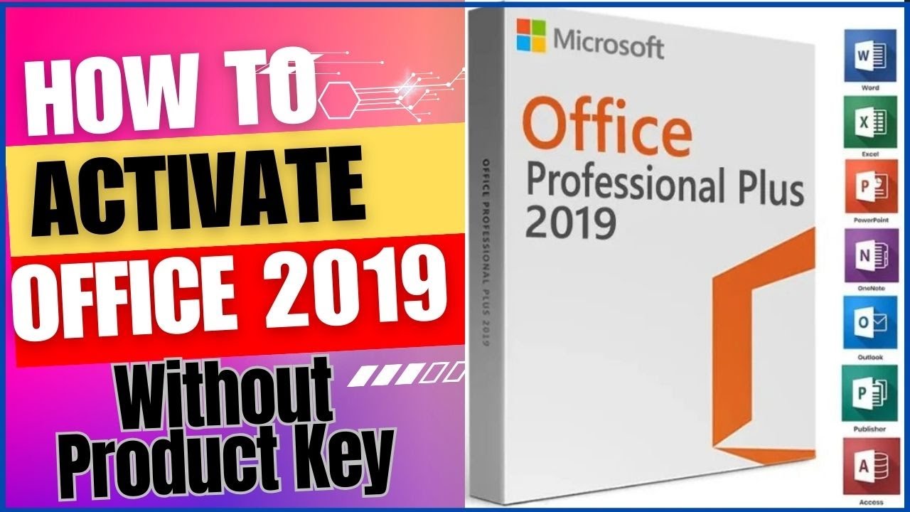 Microsoft Office 2019 Professional Plus license for 3 PCs