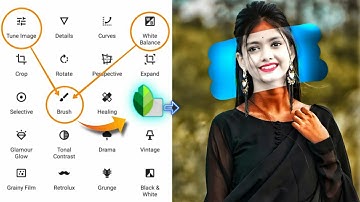 Snapseed Face Smooth Photo Editing Trick | Snapseed Background Colour Change Photo Editing