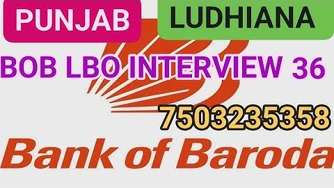 BANK OF BARODA LBO INTERVIEW |  #boblbointerview #boblbo #interviewquestions #interview | 7503235358