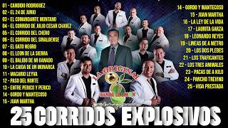 Banda El Limón - 25 Corridos Explosivos | Cándido Rodríguez, El 24 de Junio, Laurita Garza