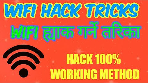 How to hack wifi 2021Tricks WIFI ह्याक गर्ने तरिका? #wifihacktrick #Allforeveryone #wifipasswordhack