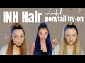 trying on all my colorful INHHair ponytails (magical miyas & lola ponies -insertnamehere hair)