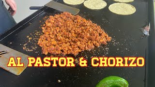 EASY AL PASTOR AND CHORIZO TACO RECIPE | BLACKSTONE GRIDDLE RECIPES