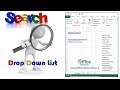 Create a Searchable Drop Down List in Excel