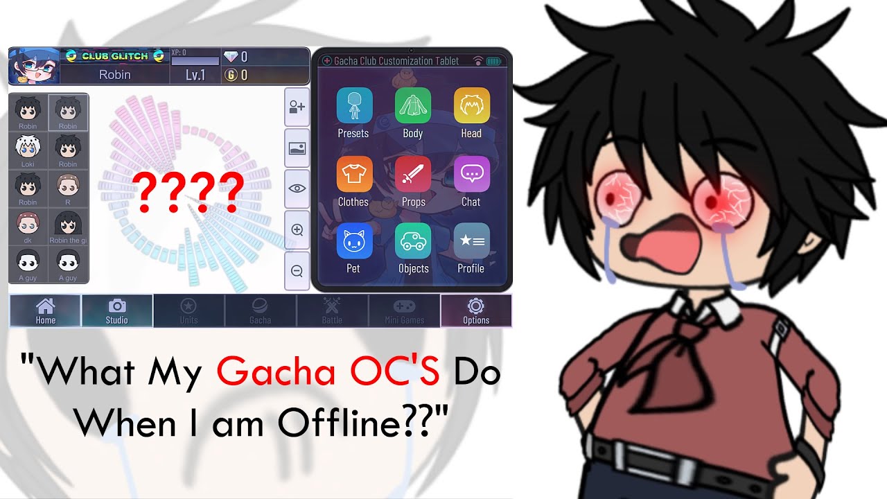 My New OC in Gacha Club - online puzzle