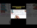 peripheral protein in cellmembrane | EasyMedEdHub #shorts #biology #education #cellbiology