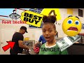 Buying What the Person In Front of Me Buys for 24 Hours Challenge | LexiVee03