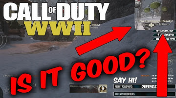 COD WW2 PARATROOPER Multiplayer Gameplay - Call of Duty WWII BETA