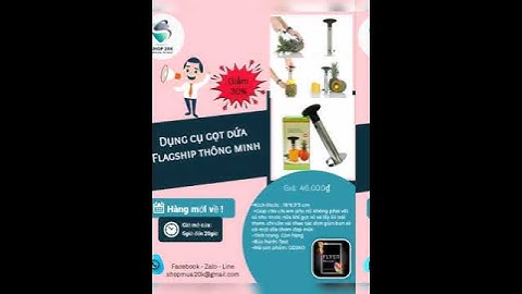Dụng cụ gọt dứa thông minh.
