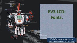 EV3 Python; Fonts