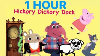 Hickory Dickory Dock | Hickory Dickory Dock 1 Hour Loop | English Nursery Rhymes