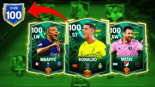Welcome 100 OVR Messi, Ronaldo & Mbappe! My biggest FC MOBILE Squad Upgrade
