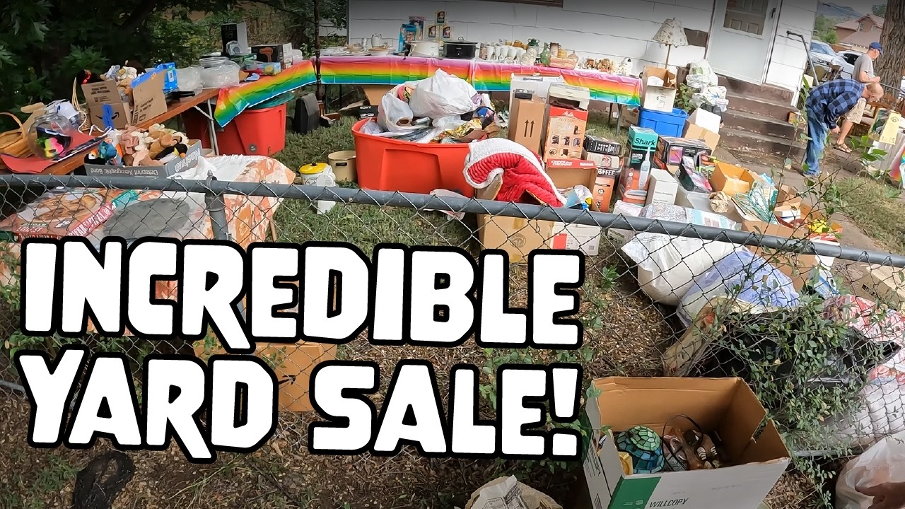 No One Was at this Yard Sale - I Found SO Much to Sell! - YouTube