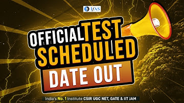 Official test scheduled date out | IIT JAM 2024 | IFAS