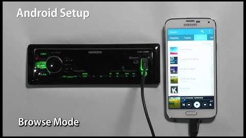 Kenwood and Excelon CD Receivers Android Playback Features