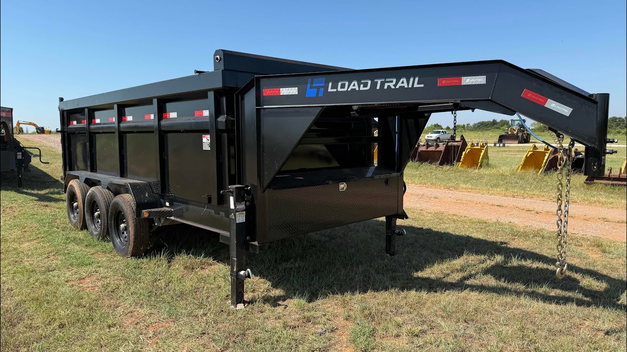Used Load Trail 16’ Triple Axle Gooseneck Trailer For Sale