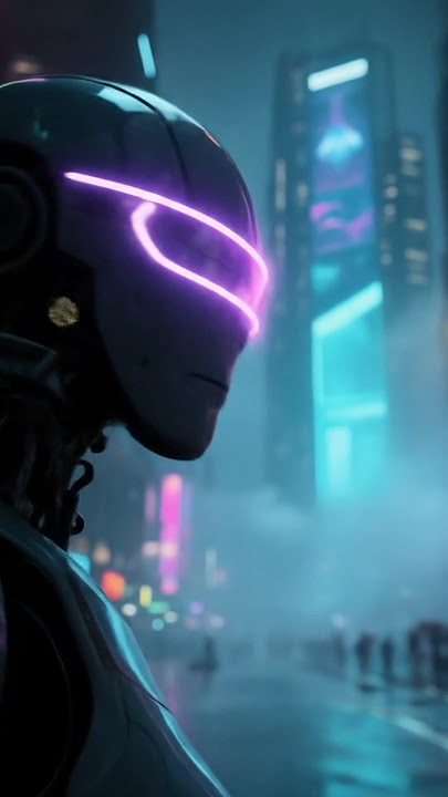 Cybercity #shorts #short #ai #veo3 #midjourney #hailuoai #robot #robots #mecha #cyberpunk #humanoid