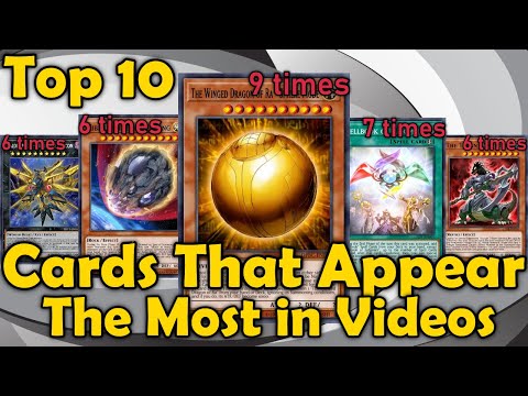 Top 10 Cards That Appear in My Top 10 Videos THE MOST (Internal Banlist)