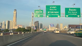 4K 60fps 🇹🇭 Drive from Bangkok to Hua Hin | Thailand 2023