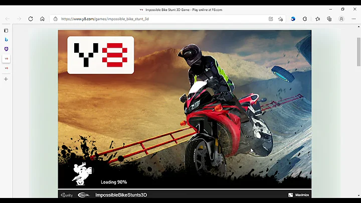 Impossible Bike Stunt 3D Game   Play online at Y8 com and 3 more pages   Personal   Microsoft​ Edge