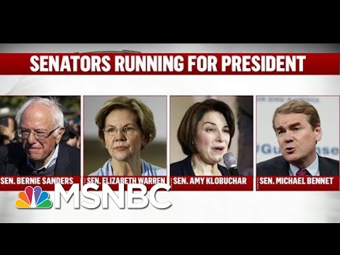 2020 Democratic Senators Leave The Trail For Trial | Deadline | MSNBC