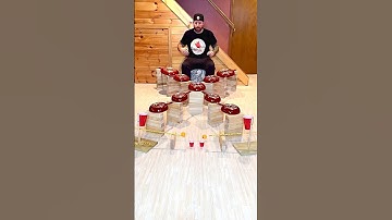 Ping Pong Ball Trick Shots #shorts #trickshots #trickshot