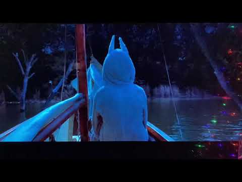 Where the wild things are: Max finds a boat and sails in it.