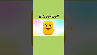 B for Ball ⚽ | B B B! Letter B Sound | ABC Phonics #shorts