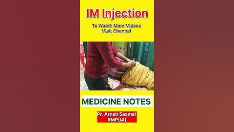 IM Injection #iminjection #injection #deltoidinjection