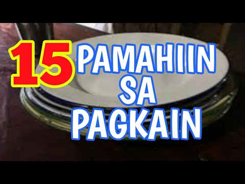 15 PAMAHIIN SA PAGKAIN #PamahiinSaPagkain