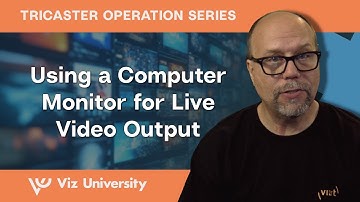 Using a Computer Monitor for Live Video Output