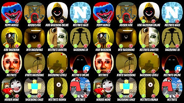 Poppy Mobile Vs Backrooms ( Hide + Nextbots + Online + Maze + Survival + Chase + Meme Face + ...
