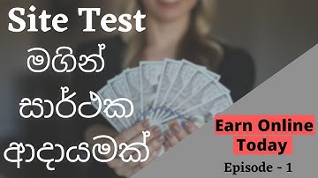 How to earn $60 per day from Site Test | e money 2022 | make money online | Validately (Sinhala)