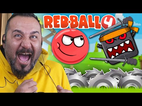 REDBALL 4 ORMANIN DERİNLİKLERİNDE NİNJALAR ve TESTERELER GELDİ! | SÜRELİ REDBALL 4 OYNUYORUZ!